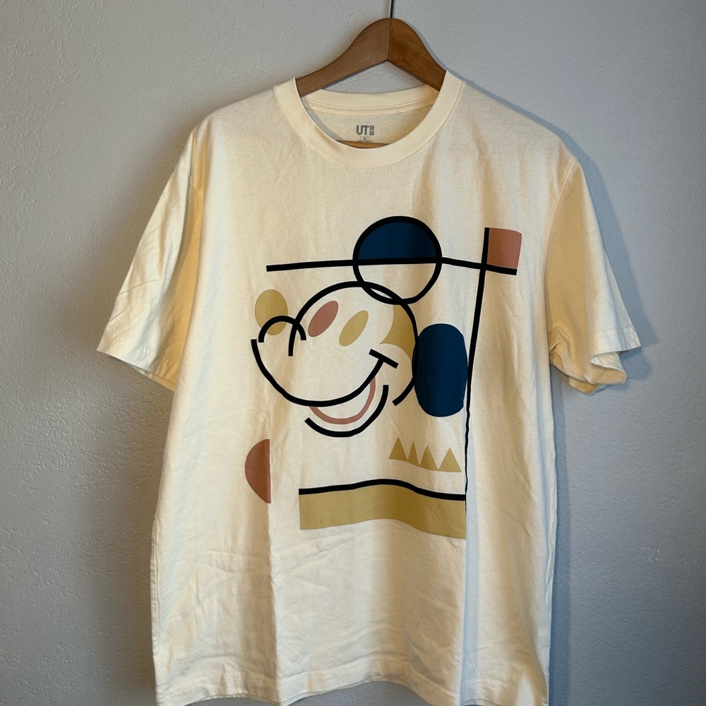 UT Uniqlo x Disney Mickey Mouse T-Shirt by Kaori Matsu unisex size XL EUC